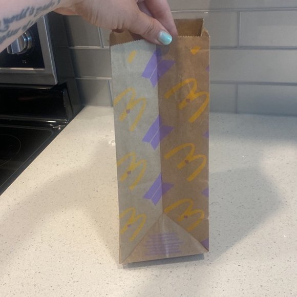 McDonalds BTS brown paper meal bag - Picture 3 of 6